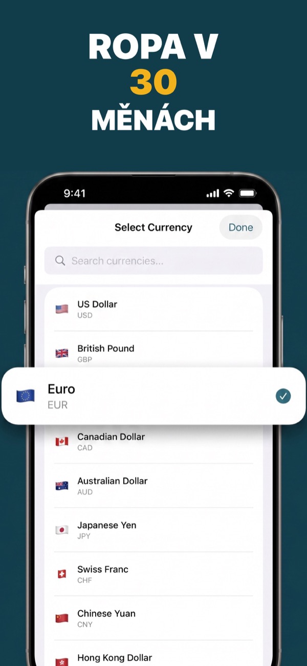 View oil prices in international currencies