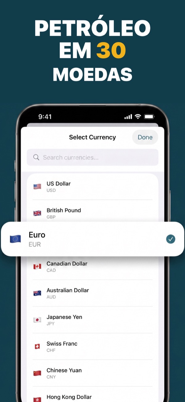 View oil prices in international currencies
